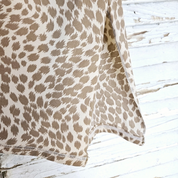 Vanity Fair leopard half slip M - Picture 2 of 5